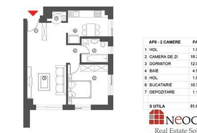 Apartament cu 2 camere în Herăstrău - 10