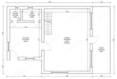 Casă cu 3 camere cu Teren 4873 Mp în Moldovenești - 12