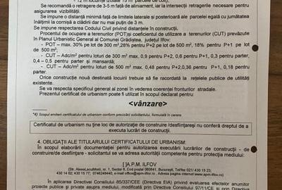 Teren intravilan, la maxim jumatate de ora de Bucuresti, Gradistea - 5