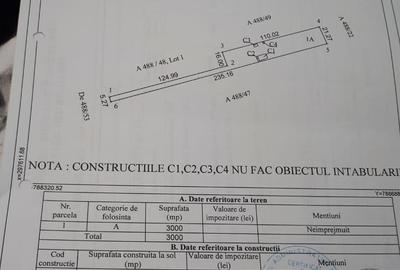 Teren de 3000 mp, în Lazu - 1