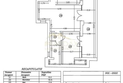 Apartament 2 camere de vanzare*** 63mp utili*** + 26 mp terasa // Floreasca Apartament 2 camere de vanzare*** 63mp utili*** + 26 mp terasa // Floreasca - 17
