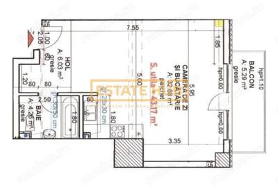 Apartament Studio FINISAT | Calea Floresti | Cladie noua cu CF - 3