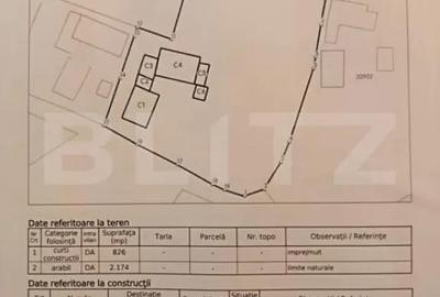Casă cu 3 camere cu Teren 3000 Mp în Central - 2