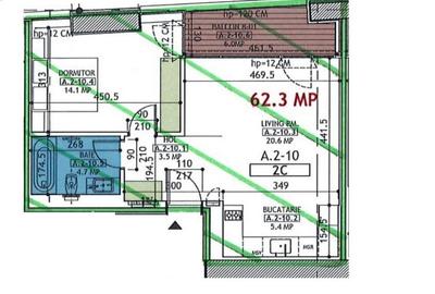 One Verdi Park 2 camere etaj 2 LA CHEIE, proprietar - 1
