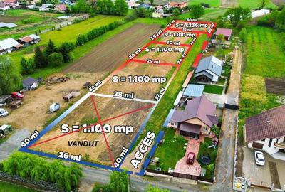 Teren Construcții intravilan de 1289 mp, în Coltău