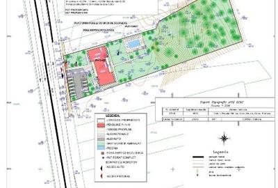 VAND TEREN INTRAVILAN  DN 1  CU PROIECT PENSIUNE SI DOSAR FONDURI - 3