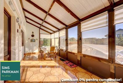 Snagov – Nufarului, Casa 254 mp cu piscina, sauna si semineu | 0% - 9