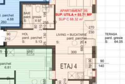 MARINESCU (bloc nou) 3camere etaj4 si 5 cu terase +parcare! - 4
