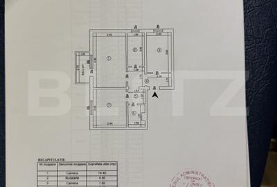 Apartament cu 3 camere decomandat, mobilat în Păcurari