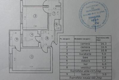 Apartament cu 3 camere decomandat, mobilat în Giulești - 10
