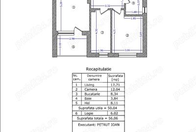 Apartament 2 camere decomandat Aparatori Patriei 57 mp etaj 6 semimobilat - 6