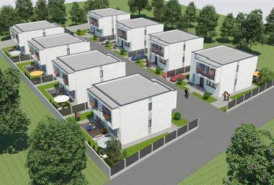 Ansamblu 8 case la structura, 3298mp teren, autorizatie valabila - 13