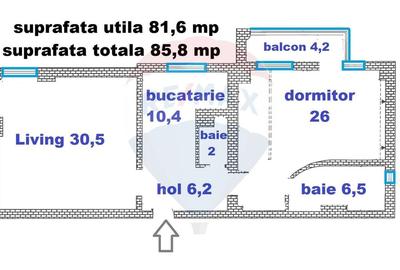 Apartament spatios si modern de vanzare pe Bulevardul Vlahuta, Brasov - 2