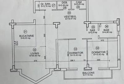 Apartament cu 3 camere decomandat în Cug - 5