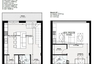 Apartament tip penthouse-duplex intr-un imobil  modern in centrul  orasului - 6