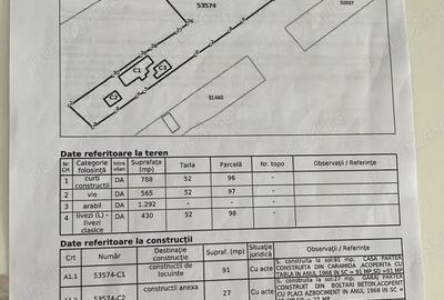 Casă cu 3 camere cu Teren 3075 Mp în Balș - 1