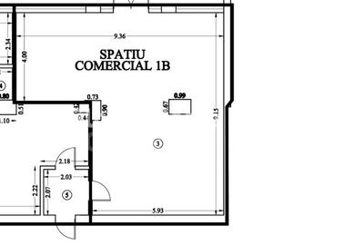 Spațiu comercial, de 67 mp, în Tunari - 3