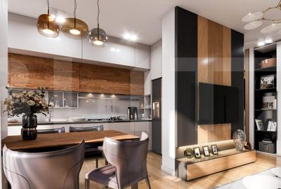 Apartament cu o camera, 37 mp, Ansamblu Rezidential, zona RIVUS - 3