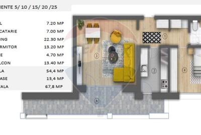 DE VANZARE Apartamente Premium 2 camere Noor / Unirii - 14