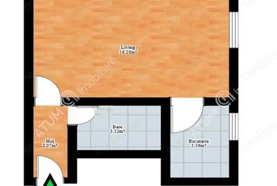 Garsoniera decomandata in zona Valea Aurie din Sibiu - 2