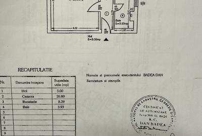 Garsonieră decomandată, mobilată în Lujerului