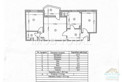 Apartament cu 3 camere semidecomandat în Găvana 2 - 2