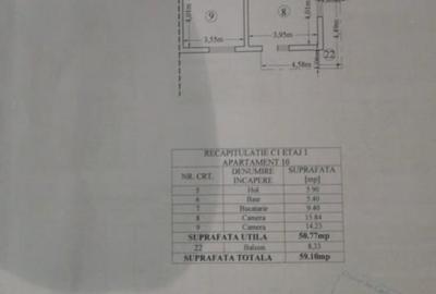 2 camere decomandat- etaj1 - 59 mp - liber- 91500 euro - 6