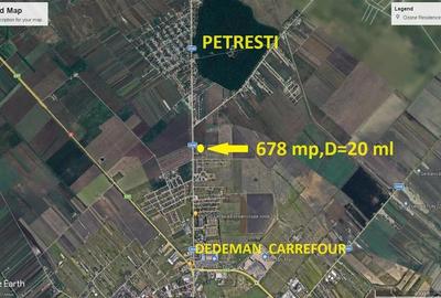 Teren Construcții intravilan de 678 mp, în Nord