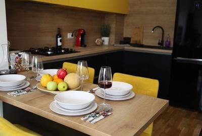 Apartament cu 2 camere semidecomandat, mobilat în Barbu Văcărescu