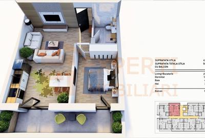 Apartament 2 camere de vanzare, Tomis Plus-Constanta - 2