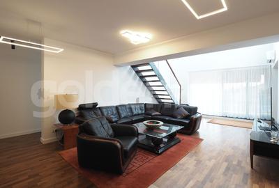 Apartament cu 5 camere semidecomandat, mobilat în Băneasa