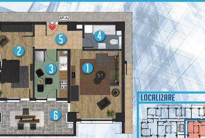 Comision 0%!, 2 camere, decomandat, finisat, balcon logie... - 1