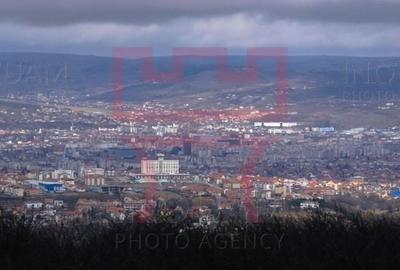 Teren  cu PUZ  Feleacu 2.800mp parcelabil/ 4 utilități asfalt panorama - 8