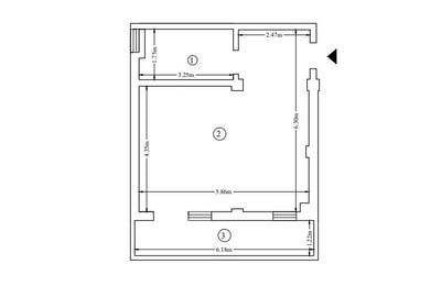 Garsonieră semidecomandată în Bucium - 3