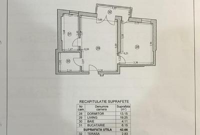 TIMPURI NOI, 2 CAMERE LUX, ETAJ 3, 50 MP, COCHET, BLOC 2020, GARAJ - 11