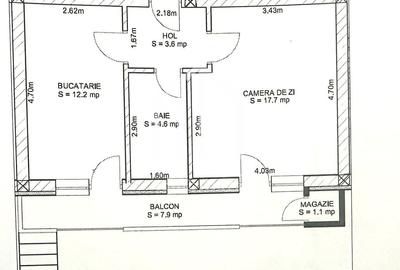 Garsoniera 38 cu gradina 40mp, mobilata si utilata, Doamna Stanca - 4