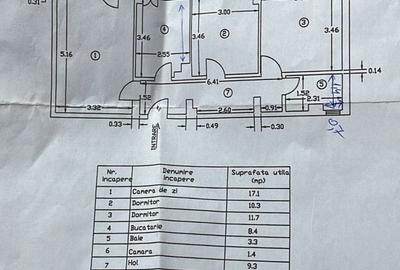 Apartament cu 3 camere decomandat în Central - 20