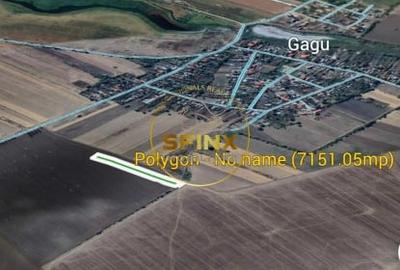 Teren extravilan de vanzare – Moara Vlasiei, Gagu, Ilfov – 7.151 mp - 2