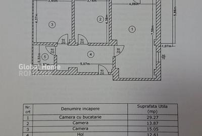 Apartament cu 3 camere decomandat, mobilat în Chiajna - 15