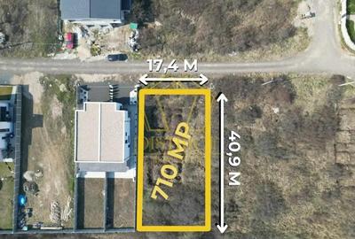 Teren de 710 mp, în Moșnița Nouă