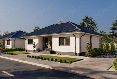 Casă cu 4 camere cu Teren 400 Mp în Balotești