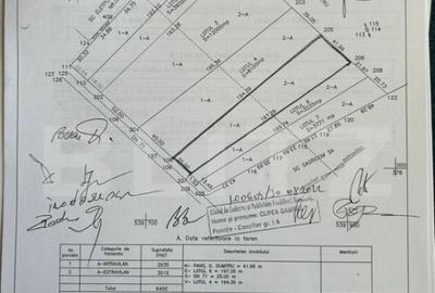 Teren intravilan 2.935 m, extravilan 3.515 mp, strada Tarla - 1