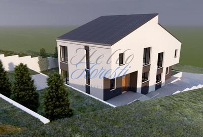 Casa tip duplex, 4 camere Semifinisat + 2 Parcari, 120mp |Dezmir| Cluj - 1