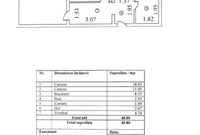Apartament 2 cam proaspat finisat, la 5 min metrou 1 Decembrie - 7