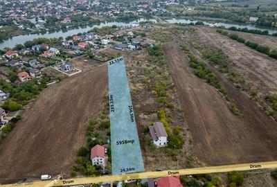 BUFTEA - FLAMANZENI,TEREN 5958 MP,DESCHIDERE 24 M,DOSAR PUZ+AVIZE,TOATE UTILITAT - 1