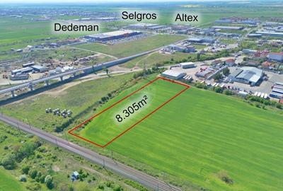 Teren Construcții intravilan de 8305 mp, în Micălaca - 1