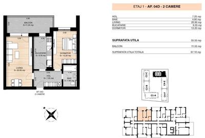Apartament 2 camere II Pipera II Rond Omv - 2