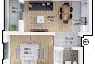 Ap. 2 cam. martie 2026 zona Militari Residence - 2