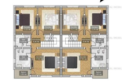 Vila Duplex 4 Camere 3 Bai Popesti - 7