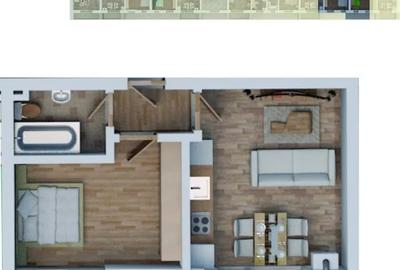 Apartament tip Studio de vânzare – Str. Ilie Petre -Militari Residence - 3